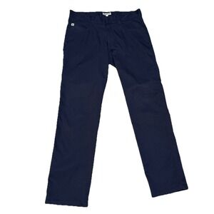 Peter Millar Men's Blue Performance Pocket Stretch Casual Golf Pants 32x32